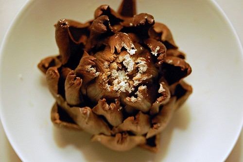 Roasted artichokes