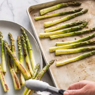 Roasted asparagus