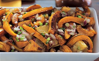 Roasted autumn vegetables