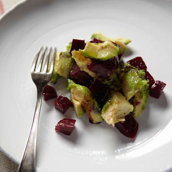 Roasted-beet-and-avocado salad