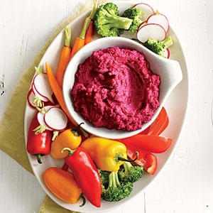 Roasted beet hummus