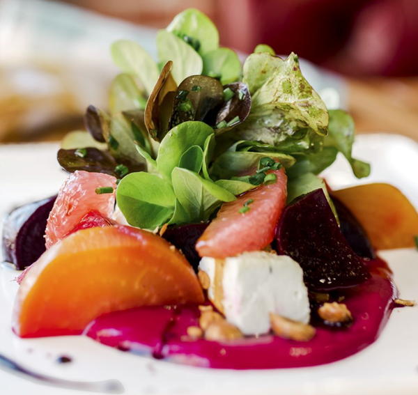 Roasted beet salad