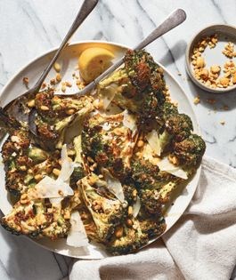 Roasted broccoli Caesar