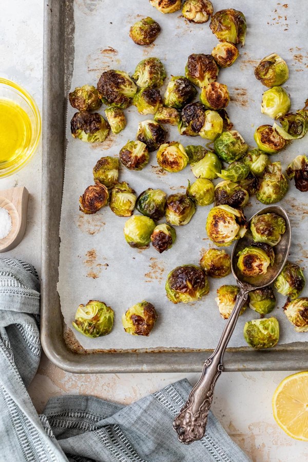 Roasted Brussels sprouts