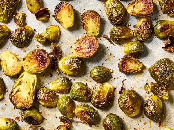 Roasted Brussels sprouts