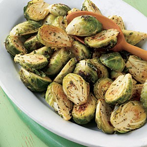 Roasted Brussels sprouts