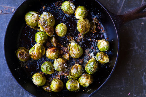 Roasted Brussels sprouts