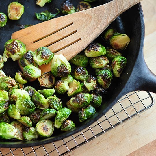 Roasted Brussels sprouts