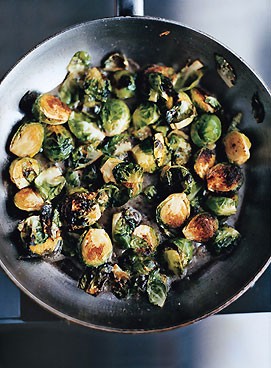 Roasted Brussels sprouts