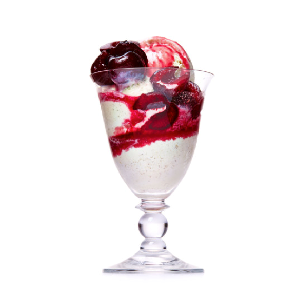 Roasted buttered cherries