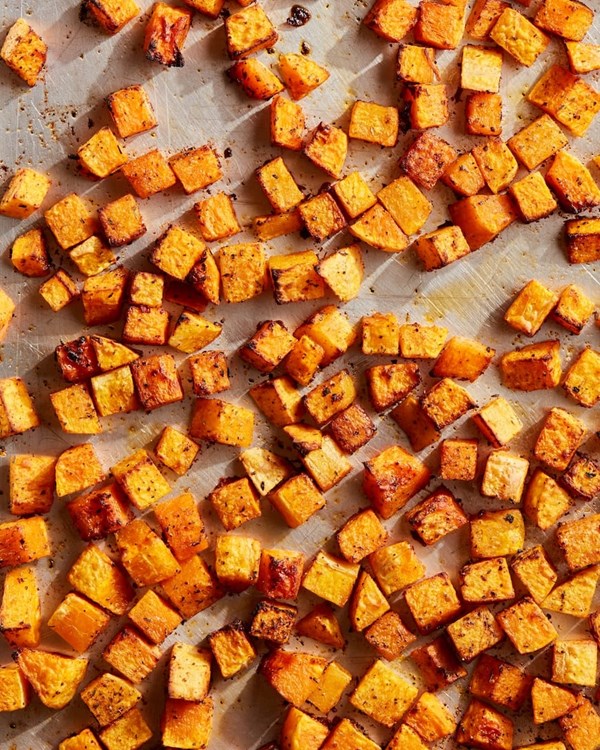 Roasted butternut squash 