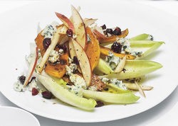 Roasted butternut squash and apple salad