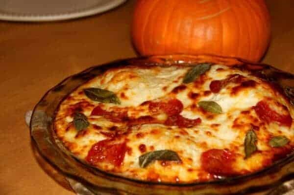 Roasted butternut squash lasagna