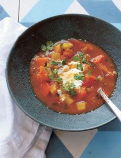 Roasted-butternut squash soup