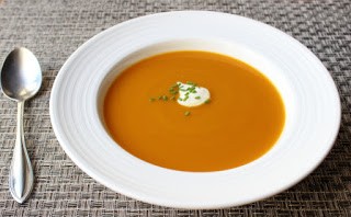 Roasted butternut squash soup