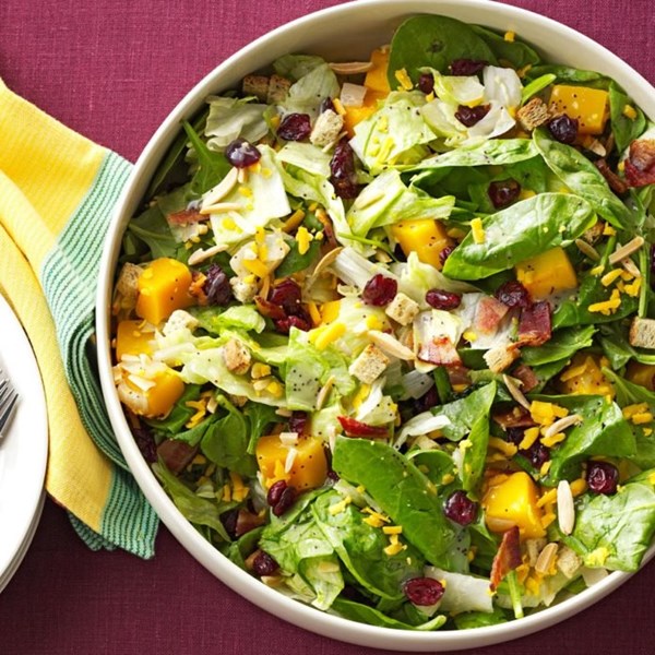 Roasted butternut tossed salad