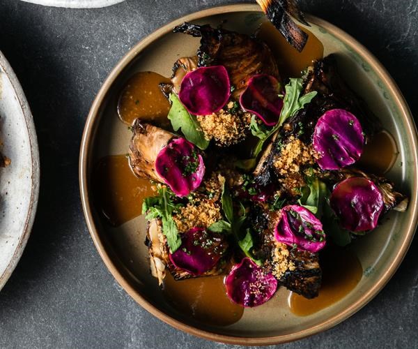 Roasted cabbage