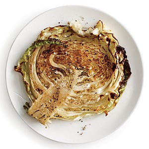 Roasted cabbage steaks