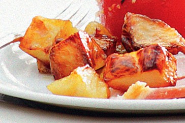 Roasted caramel potatoes