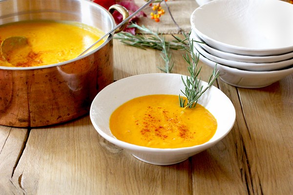 Roasted carrot soup