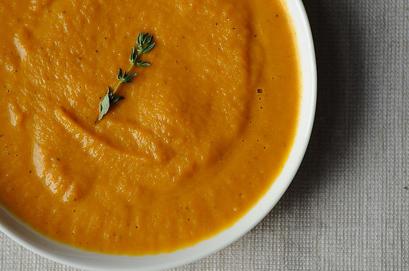 Roasted carrot soup