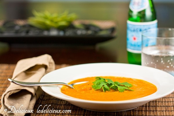 Roasted carrot soup