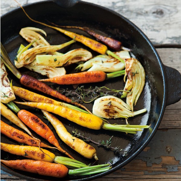 Roasted carrots & fennel