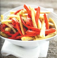 Roasted carrots and parsnips with fresh dill