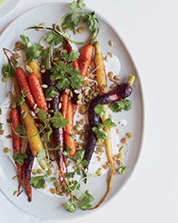 Roasted carrots with caraway and coriander