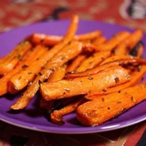 Roasted carrots with fennel seeds
