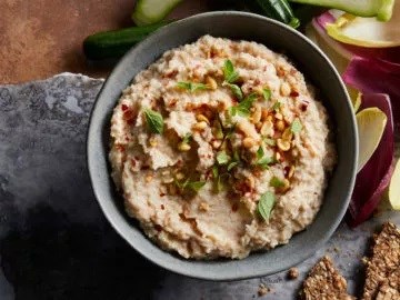 Roasted cauliflower hummus