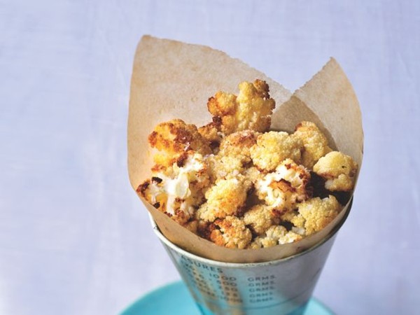 Roasted cauliflower popcorn
