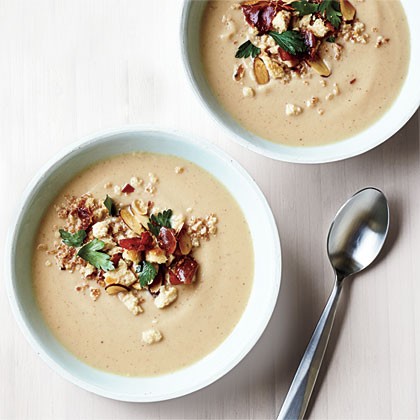 Roasted cauliflower soup