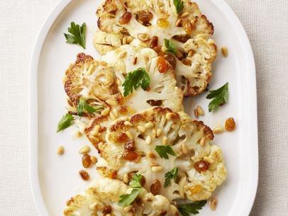 Roasted cauliflower steaks