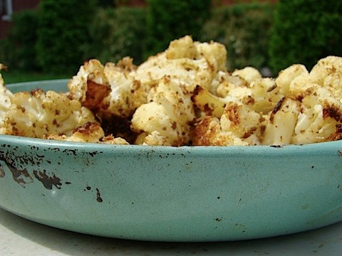 Roasted cauliflower with fennel