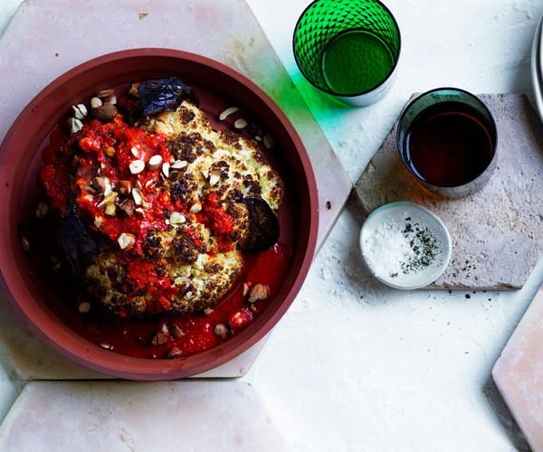 Roasted cauliflower with fermented chilli butter