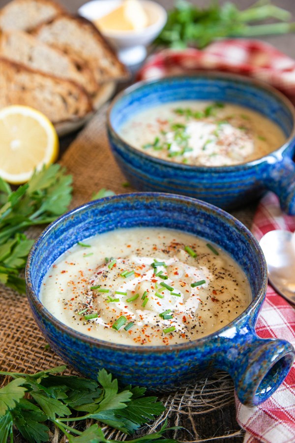 Roasted celeriac soup