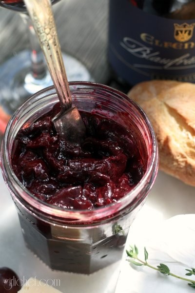 Roasted cherry & Blaufränkisch preserves