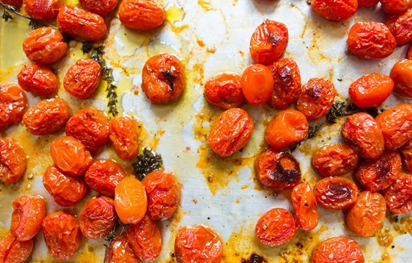 Roasted cherry tomatoes