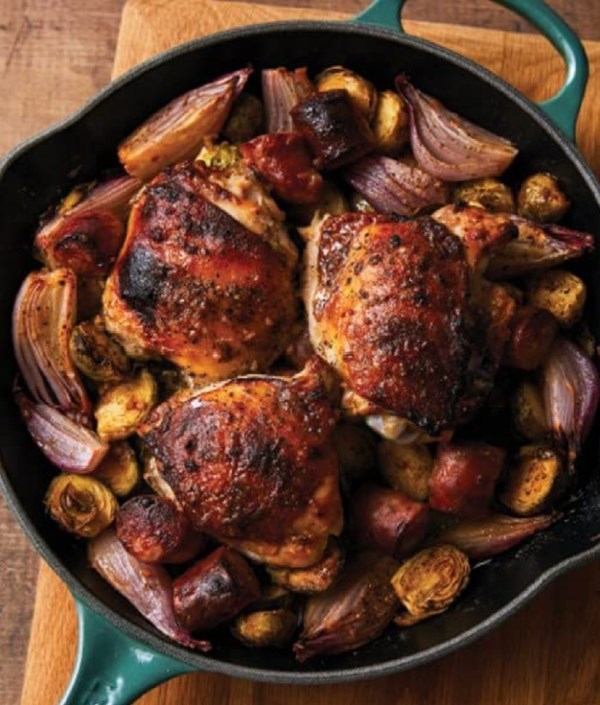 Roasted chicken