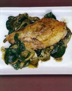 Roasted chicken and coriander fennel salad