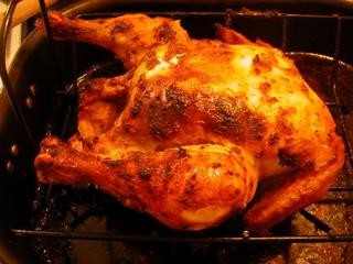 Roasted chicken masala