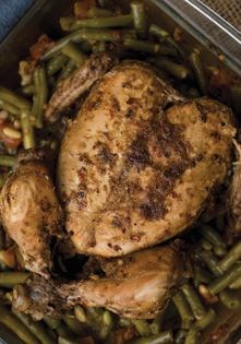 Roasted chicken (Murghi ka roast)