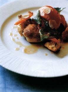 Roasted chicken with Tuscan bread salad