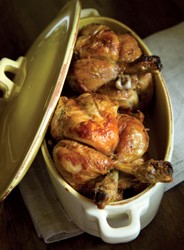 Roasted chicken with vin santo sauce (Pollo arrosto al vin santo)