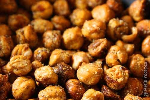 Roasted chickpea snack