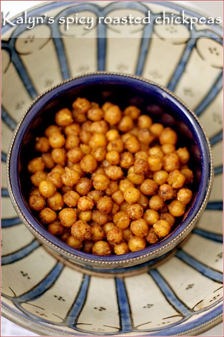 Roasted chickpeas with Moroccan spices