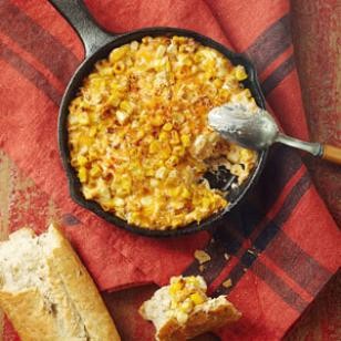 Roasted corn cheese dip