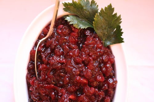 Roasted cranberry sauce  (Thanksgiving recap)