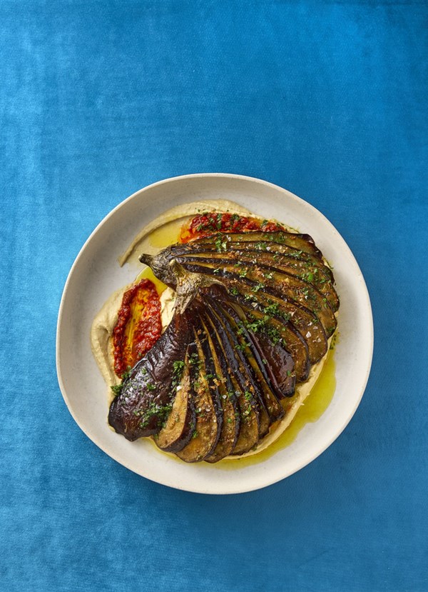 Roasted eggplant